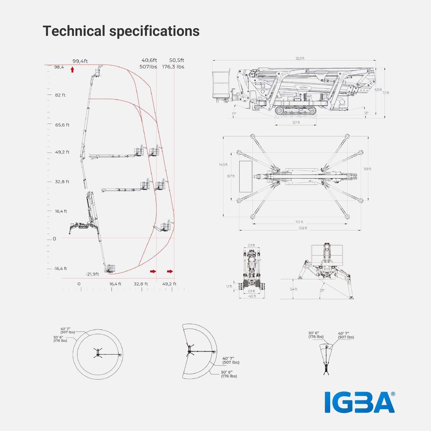 100HD+ Arbor Pro® Tracked Aerial Lifts