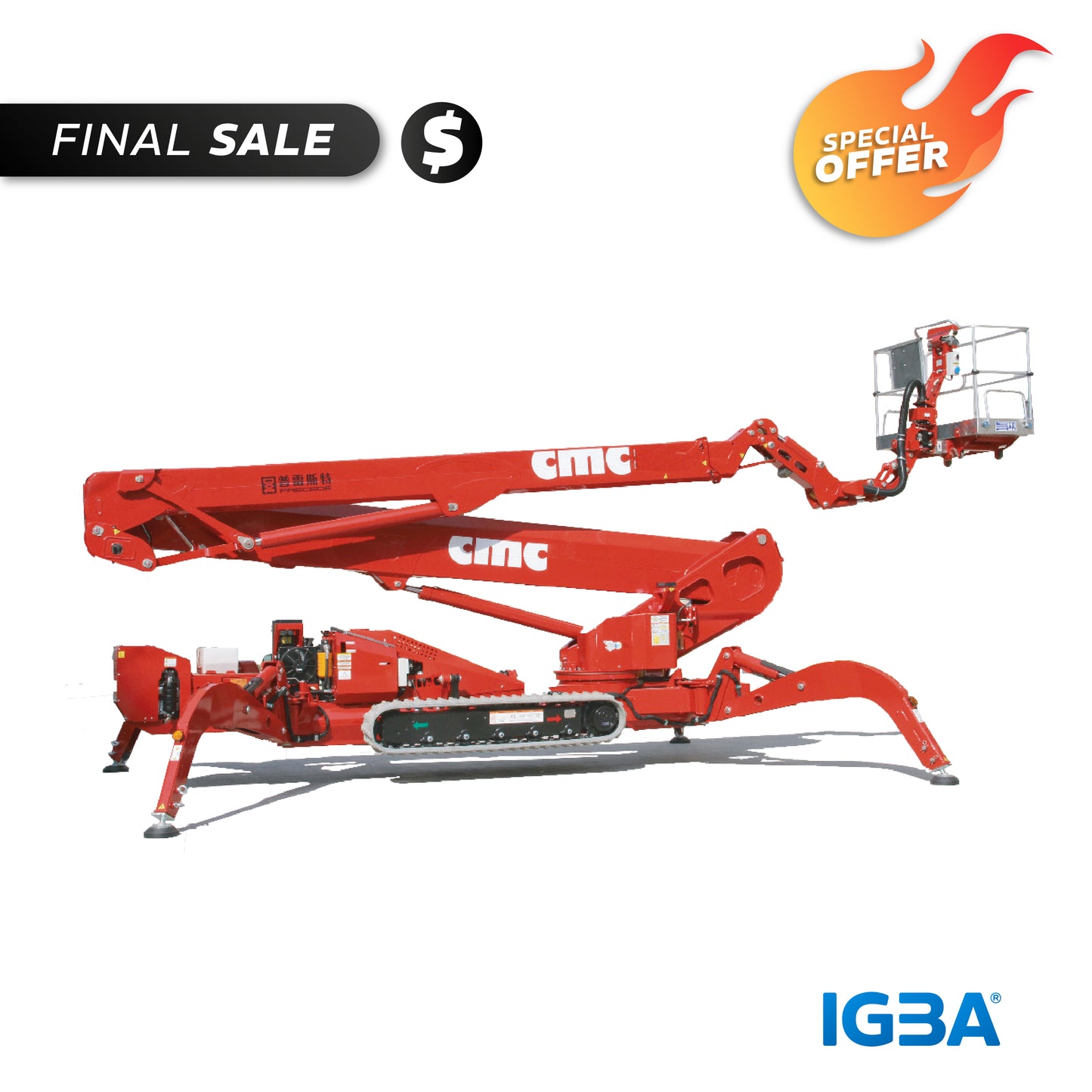 105HD+ Tracked Aerial Lifts