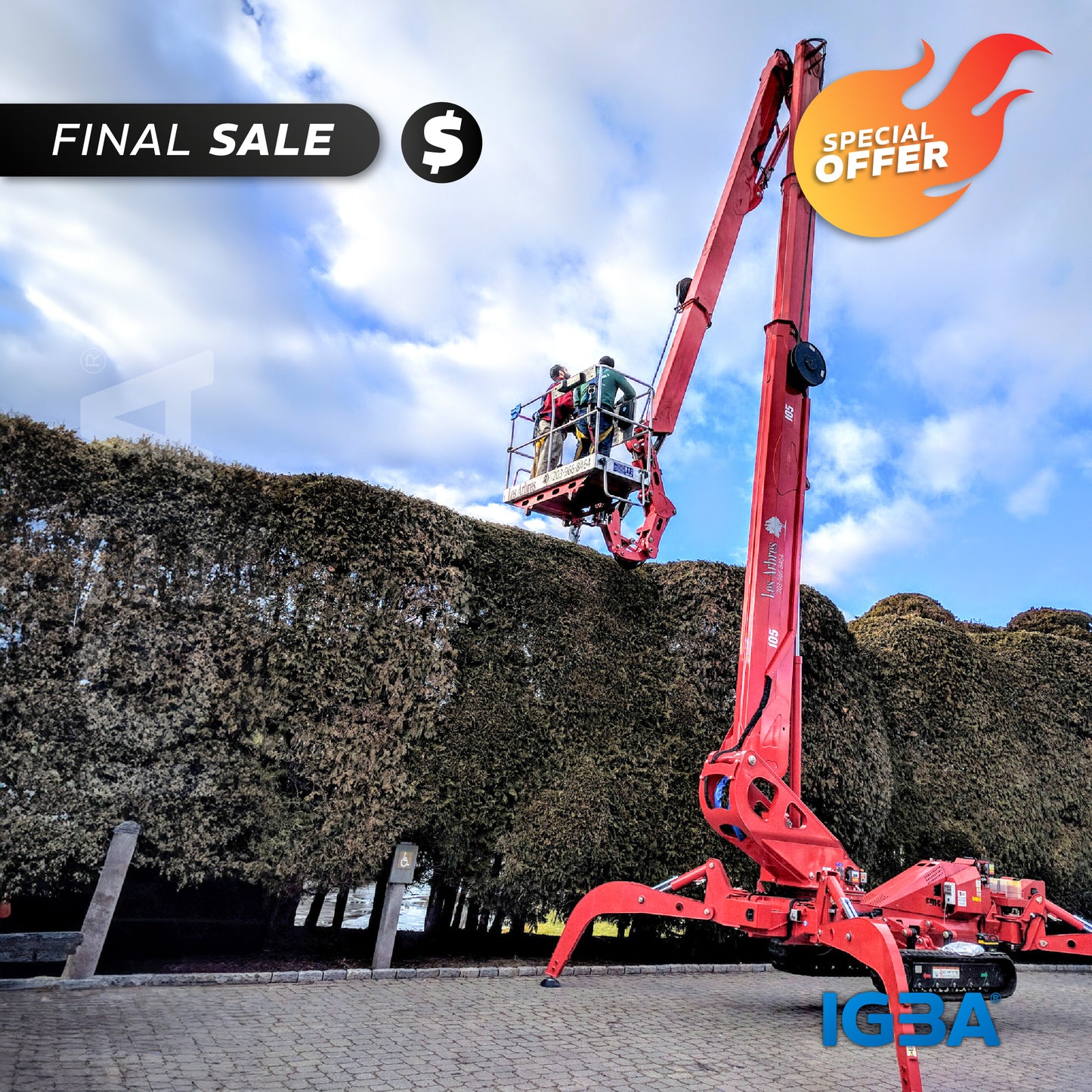 105HD+ Tracked Aerial Lifts