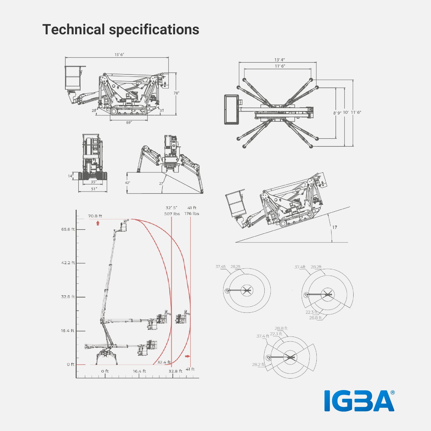 60HD+ Arbor Pro® Tracked Aerial Lifts