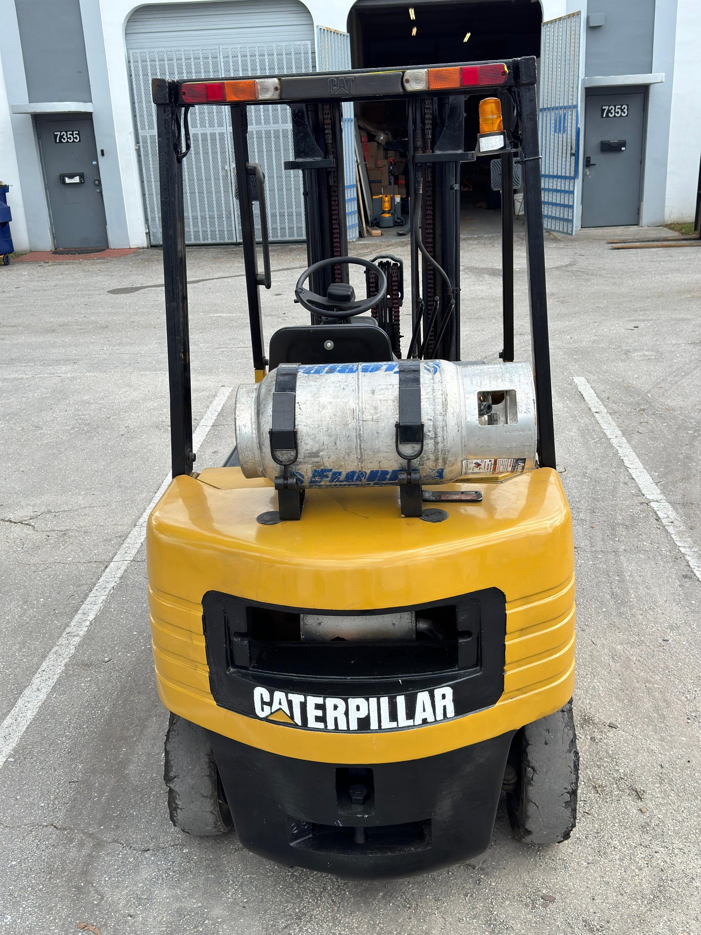 Forklift Caterpillar GP25 5000 lb 189 inches Side Shift