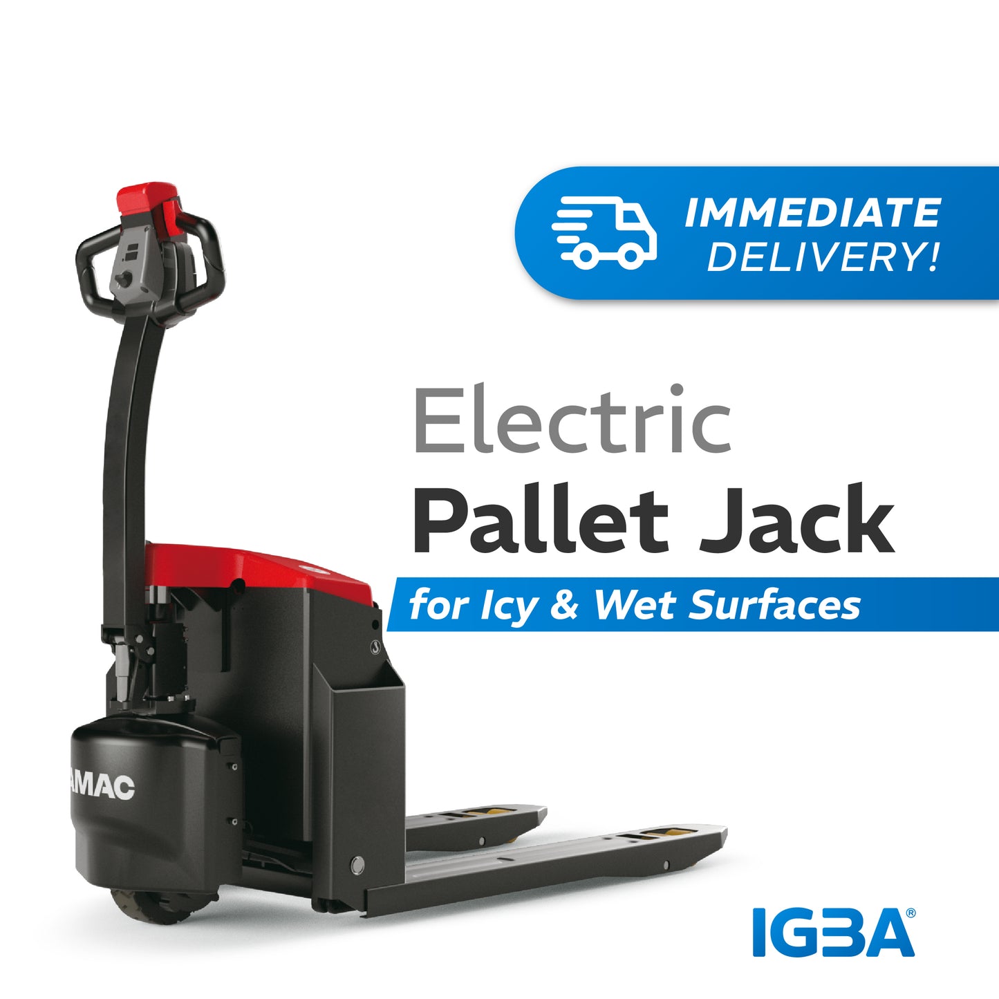 BAMAC 1.5 t — 3,300 lb — EPT20-15ET2H Electric Pallet Truck for Icy and Wet Environments