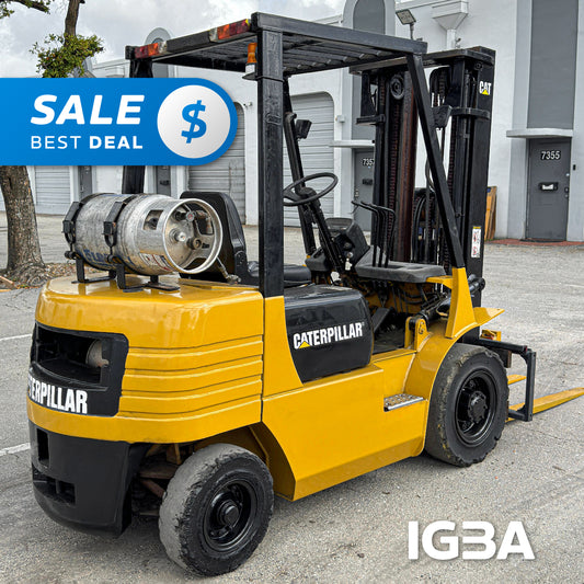 Forklift Caterpillar GP25 5000 lb 189 inches Side Shift